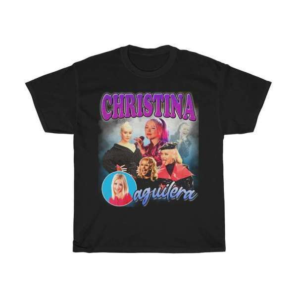 Christina Aguilera Singer T Shirt Merch 1 Shirt